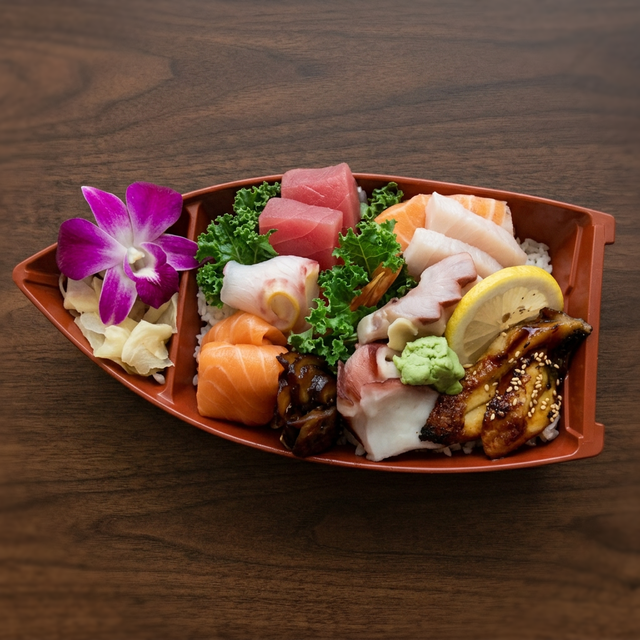 Sashimi Dinner Set.