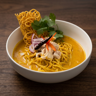 Kao Soi Chicken (Ramen Curry Soup)